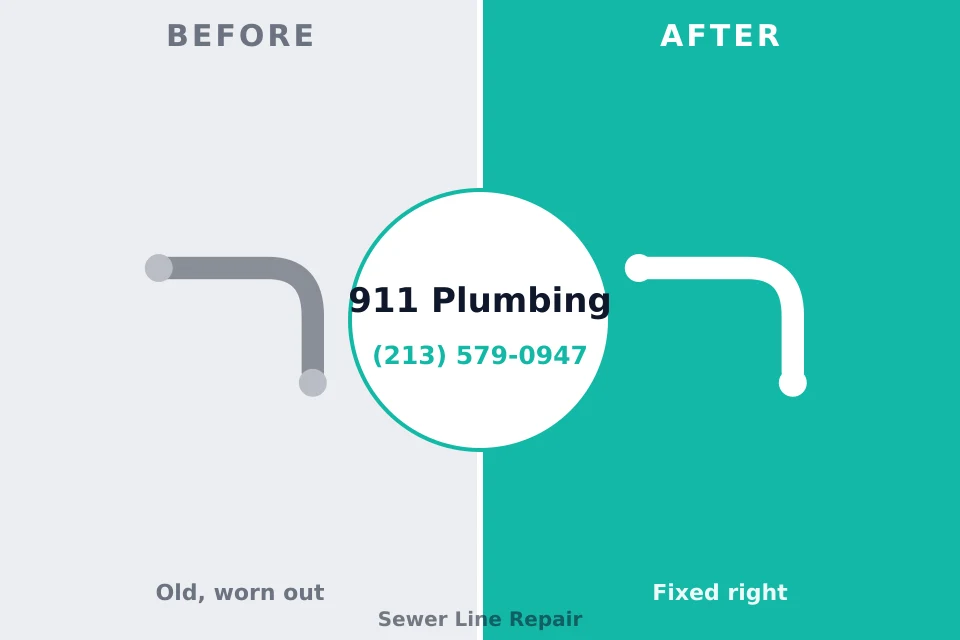 Before and after: plumbing company Nisswa, MN